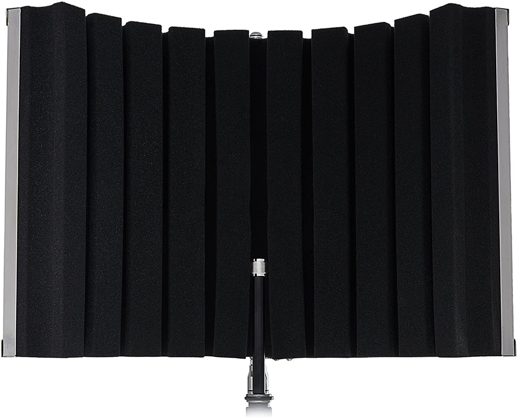 Compact, folding vocal reflection baffle