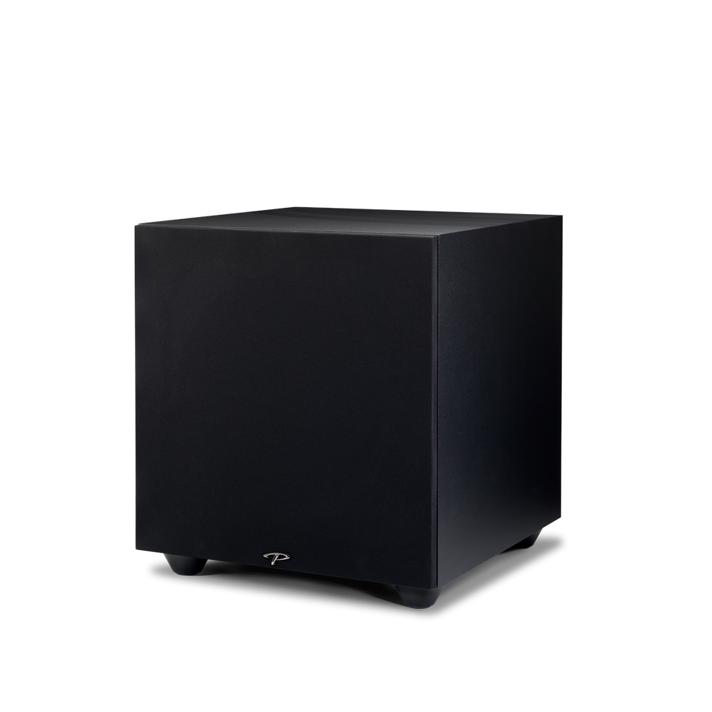 Paradigm 12” Subwoofer, 120W RMS (250W Dynamic Peak), App Control, High-Velocity Low-Turbulence Ported Design, Anthem Room Correction (ARC®) Ready.