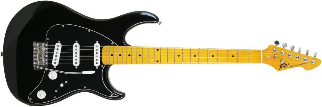 Peavey Raptor Custom Guitar, Maple Neck and Fretboard (Black)