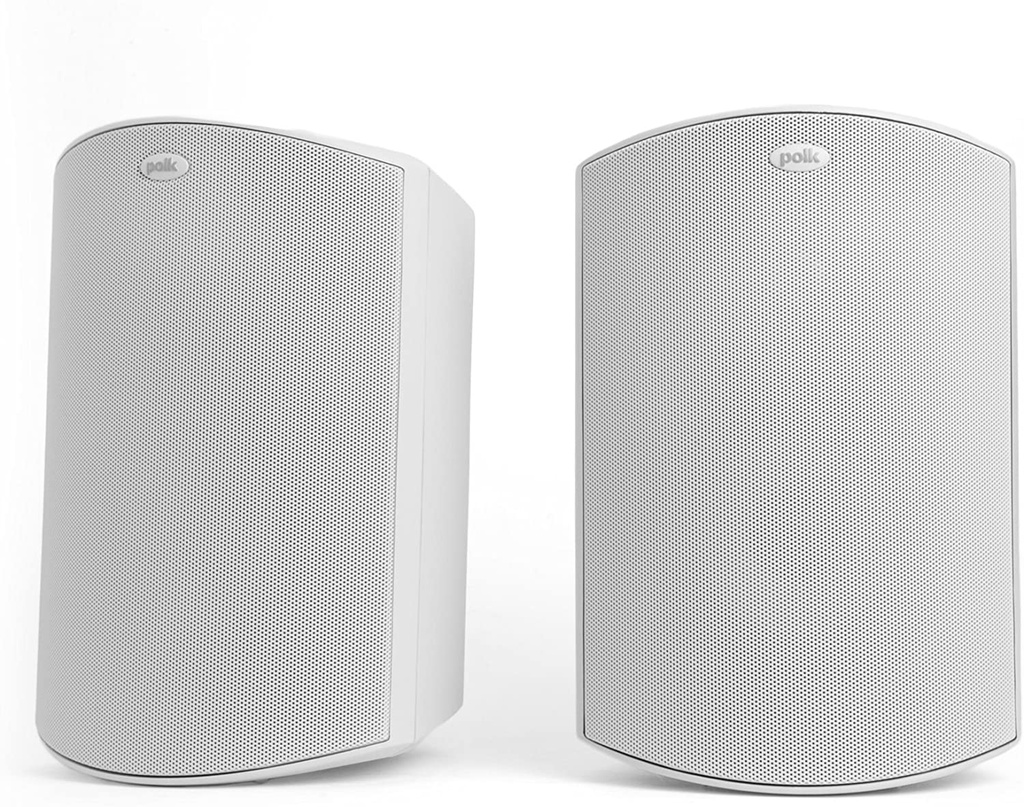 Polk Audio Atrium 5 Outdoor Speakers with Powerful Bass (Pair, White)