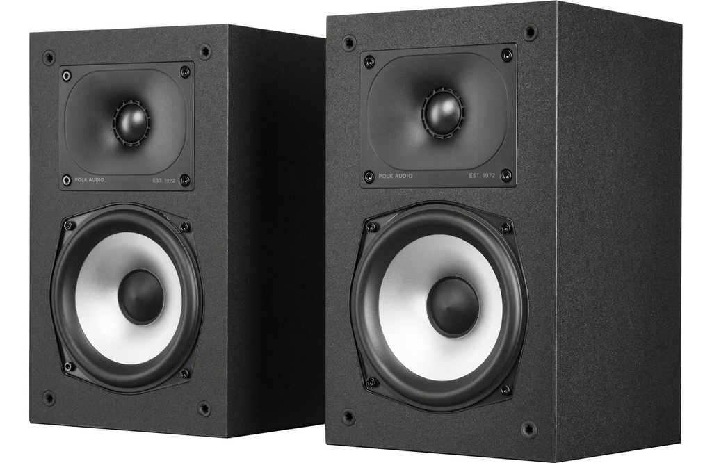 Polk Monitor XT15 Compact Bookshelf Speakers (Black)