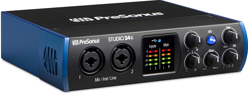 Presonus Studio 24c 24-bit 192 KHZ Audio Interface