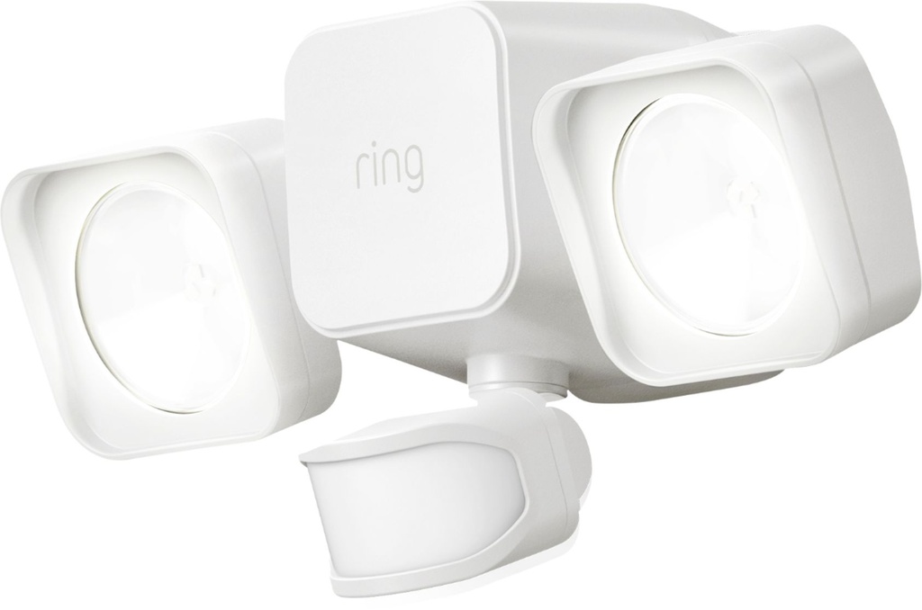 Ring Smart Lighting Motion activated outdoor LED Flood Light Battery-White