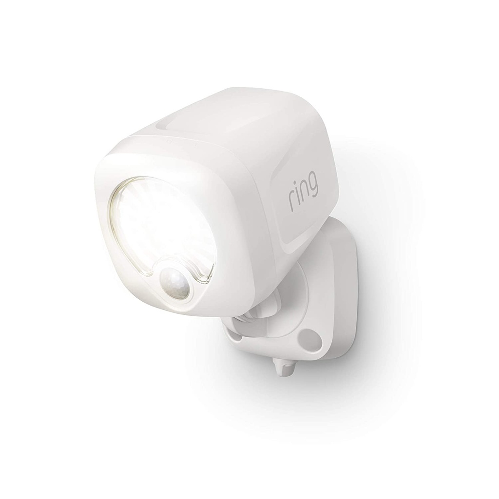 Ring Smart Lighting Motion Activated outdoor LED SPOT Light Battery (White)