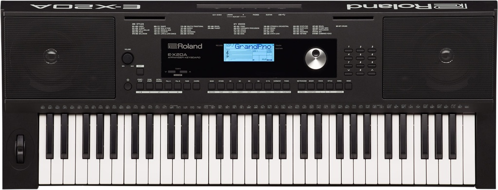 Roland E-X20A 61-Key Arranger Keyboard with Velocity, 10-Song Recording