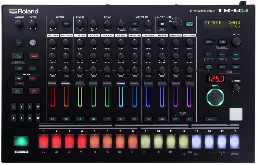 Roland TR-8S Rhythm Performer Drum Machine with Sample Support