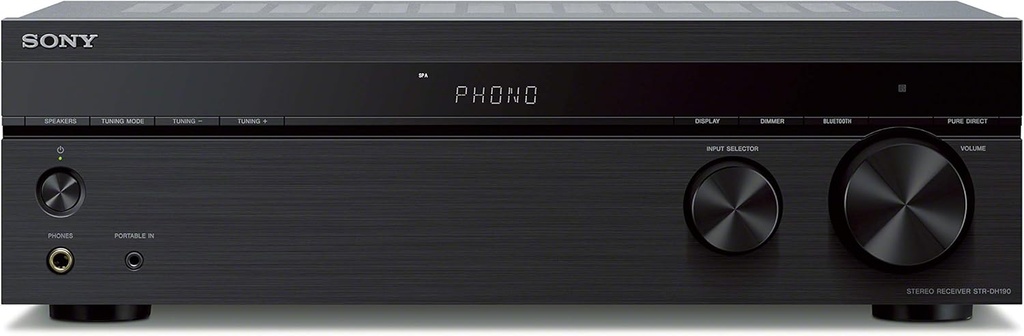 Stereo STR-DH190 Stereo Receiver w/ Bluetooth & Phono Input