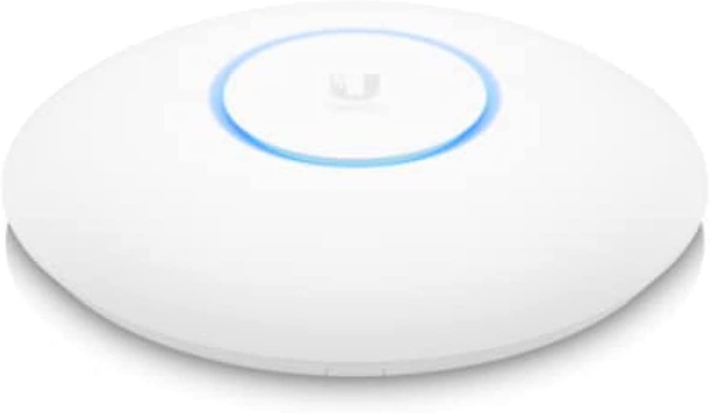 High-performance, ceiling-mounted WiFi 6 access point designed for large offices...WiFi 6 support (2.4/5 GHz bands), 5.3 Gbps aggregate throughput rate, (1) GbE RJ45 port (PoE In)