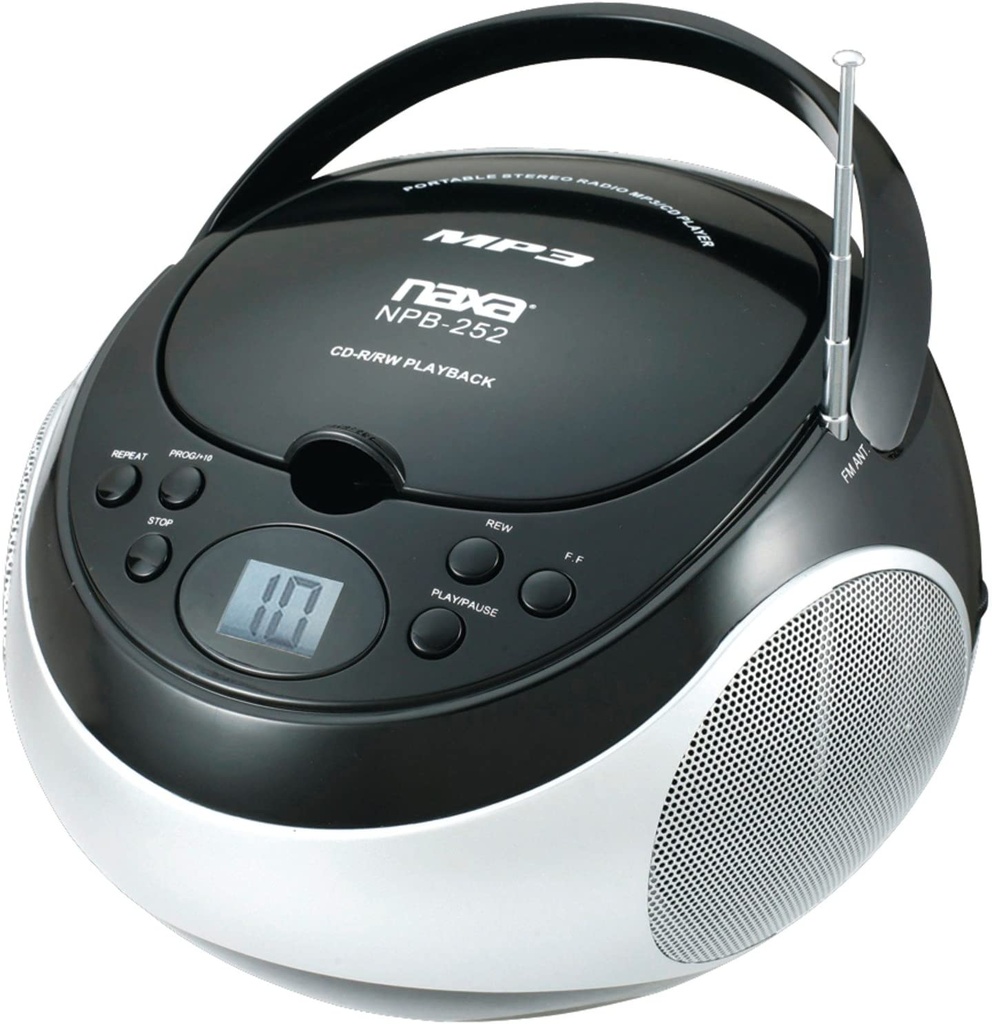 Naxa NPB-252 Portable MP3/CD Radio