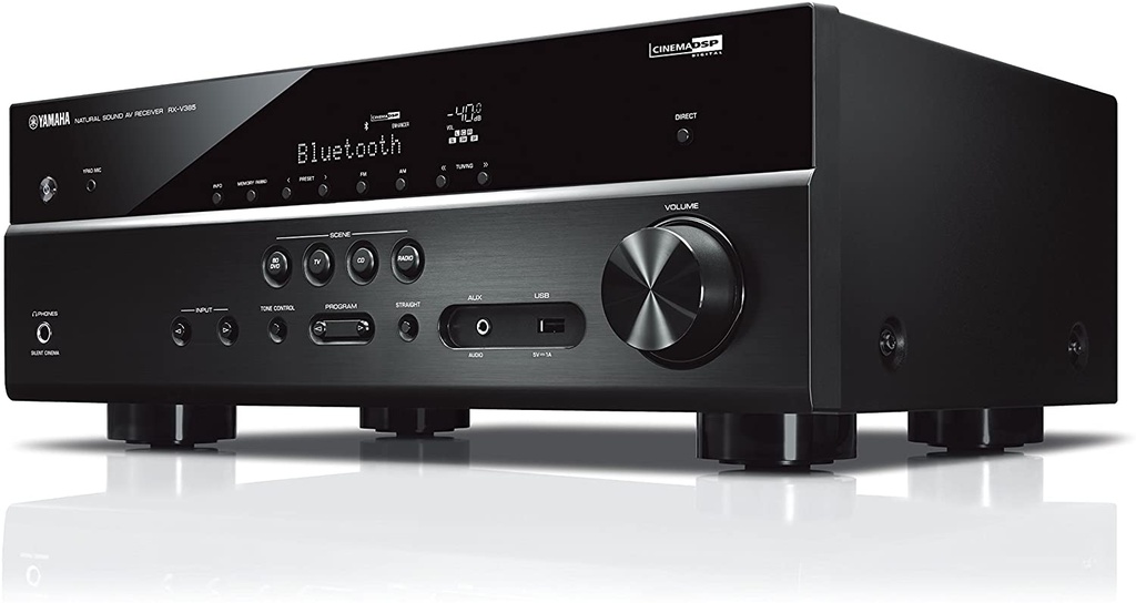 Yamaha RX-V385 5.1-Channel 4K Ultra HD AV Receiver