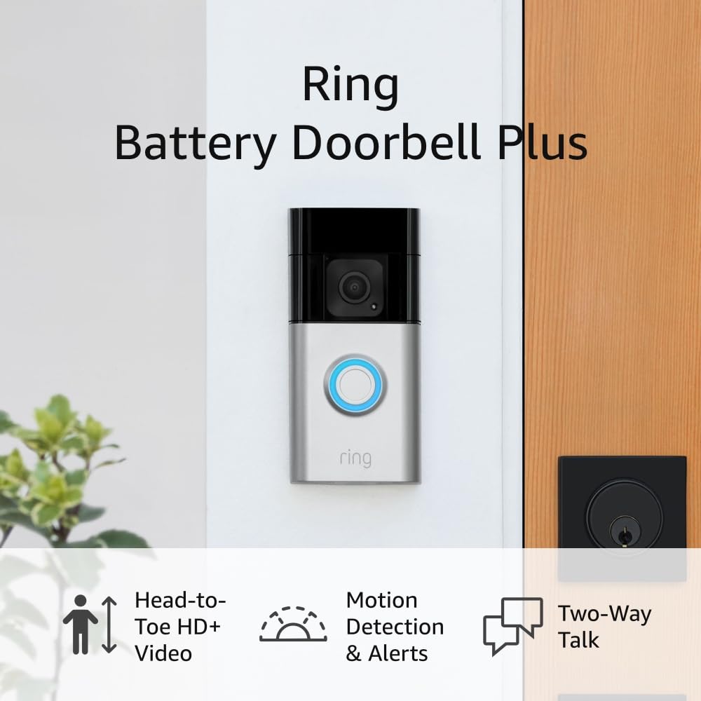 Ring Video Doorbell Plus (Wireless)