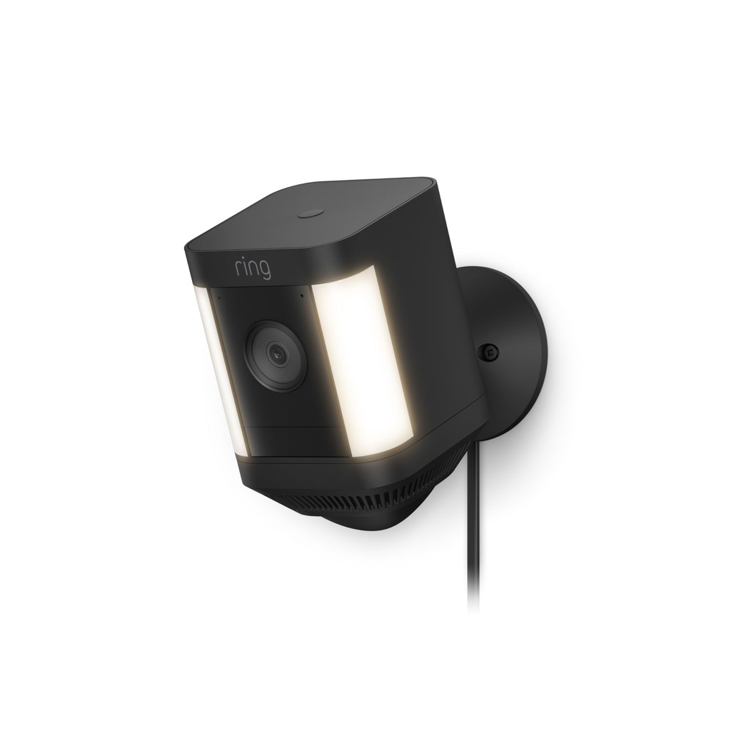 Ring Spotlight Cam Plus Plug (Black)