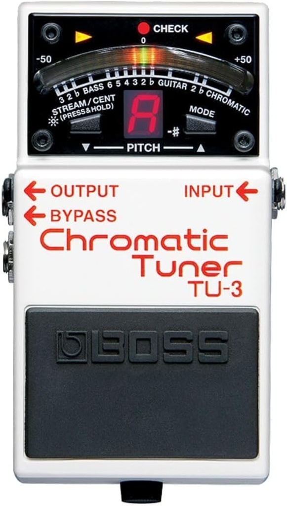 BOSS TU-3 Chromatic Tuner Pedal with Bypass