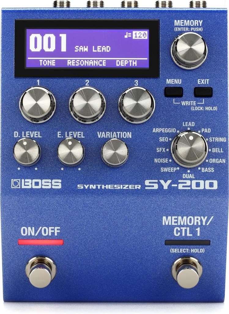 BOSS SY-200 Guitar Synthesizer Pedal