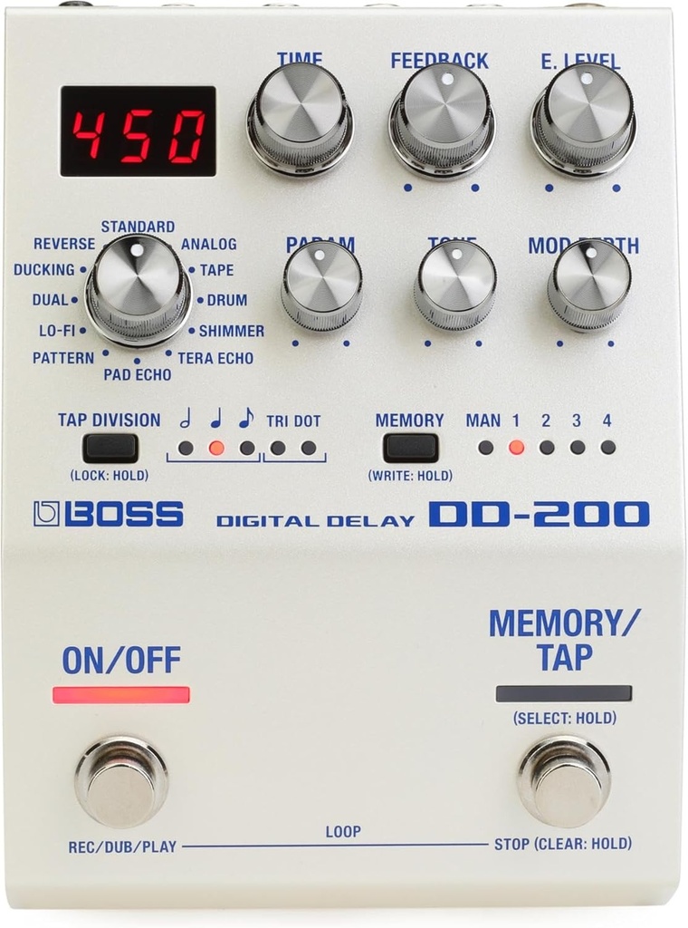 BOSS DD-200 Digital Delay Pedal