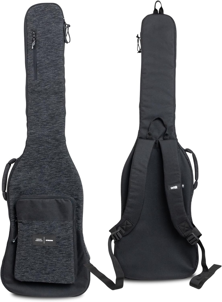 Gator GSSC-BASSBLK Gig Bag with Sustainable Materials (Black)