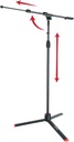 Gator Frameworks GFW-ID-MIC ID Series Tripod Mic Stand with Boom