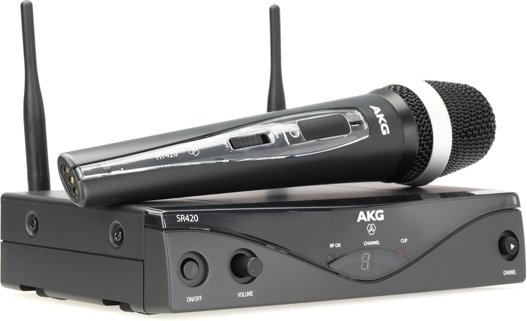 AKG WMS420 UHF Band B2 Wireless Handheld Microphone System