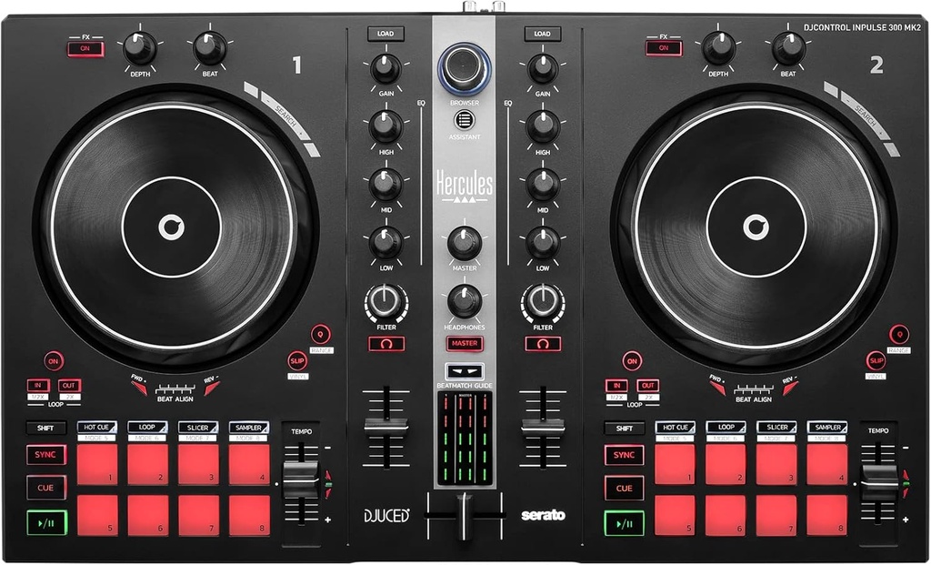 Hercules Inpulse 300 MK2 2-Channel Serato DJ Controller