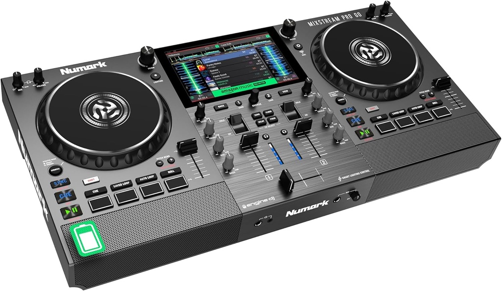 Numark Mixstream Pro Go Portable DJ Controller with Battery