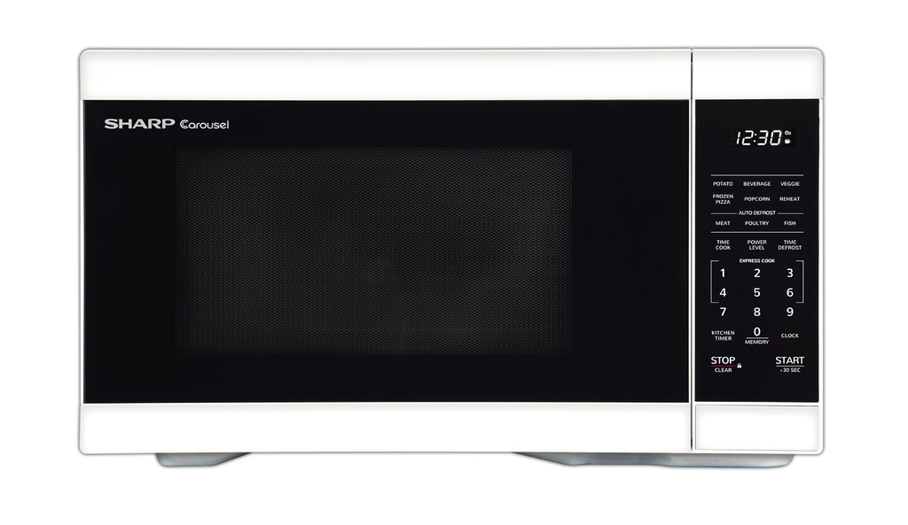 Sharp SMC1161HW 1000-Watt 1.1 Cu/ft White Microwave