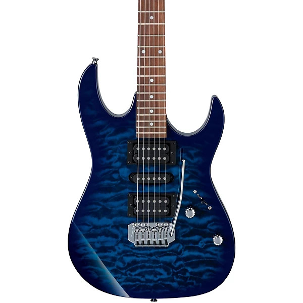 Ibanez GRX70QATBB Gio Transparent Blue Burst Electric Guitar