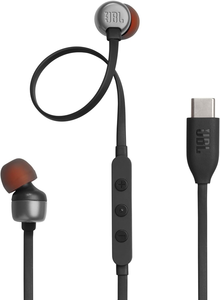 JBL TUNE 310 (TYPE C) Black - USB-C Wired In-Ear Headphones
