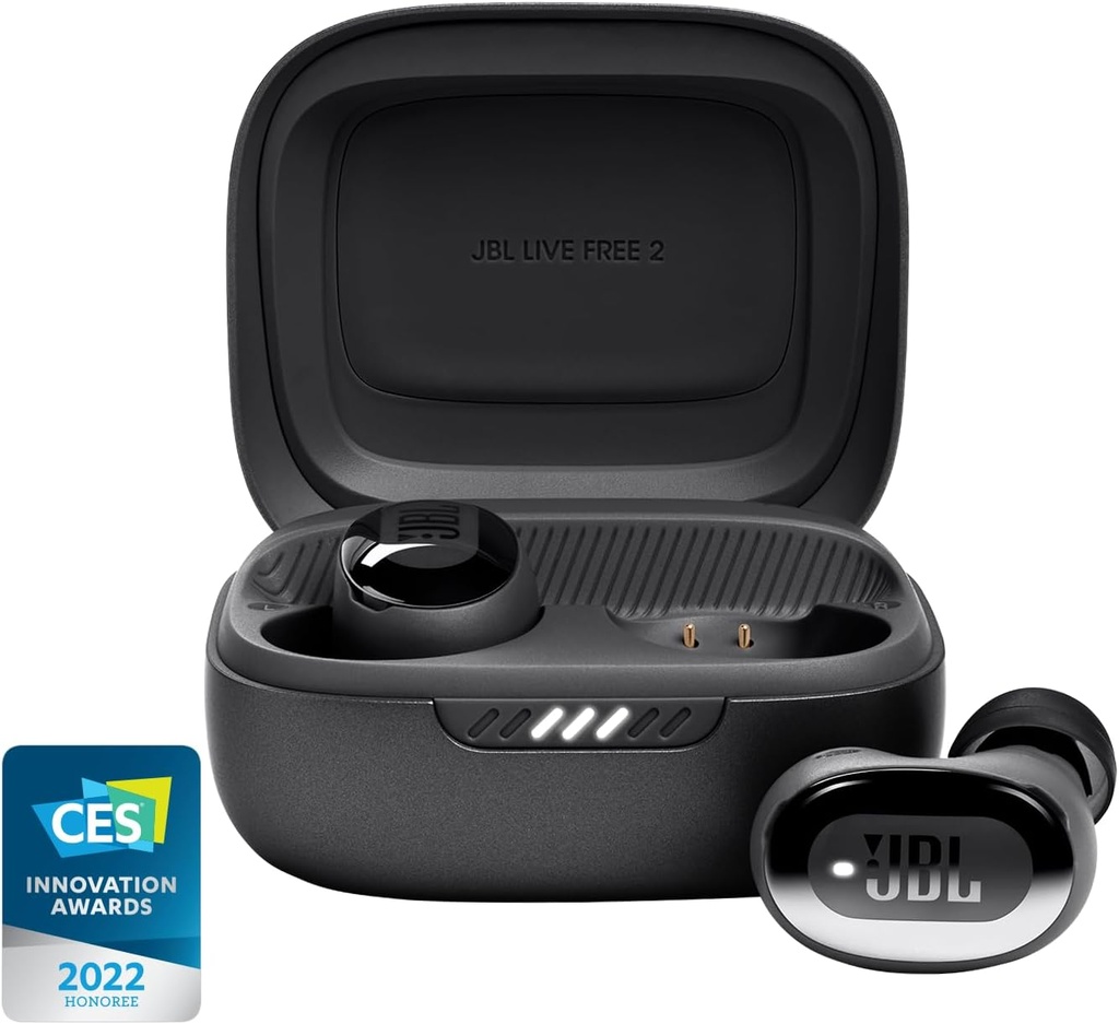 JBL Live Free 2 True Wireless Noise Cancelling Earbuds (Black)