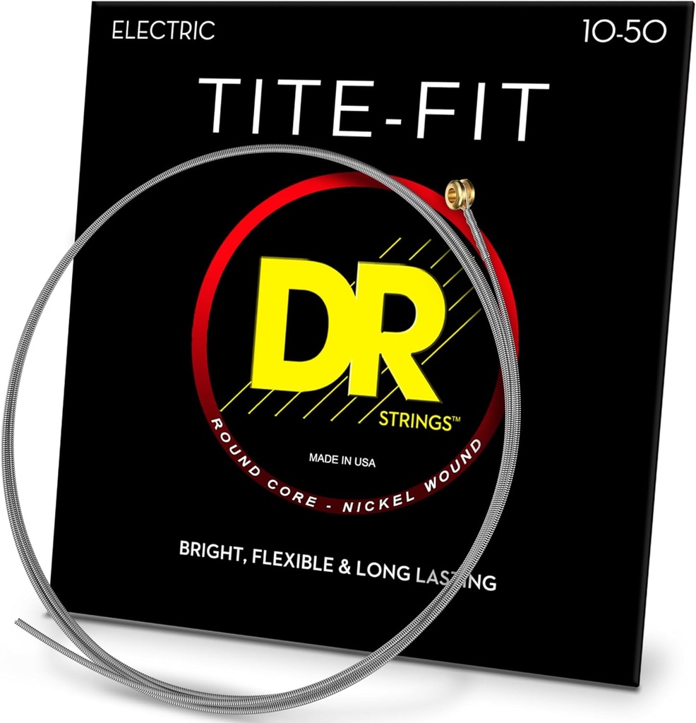 DR Strings MH-10 Tite Fit Electric Round Core 10-50