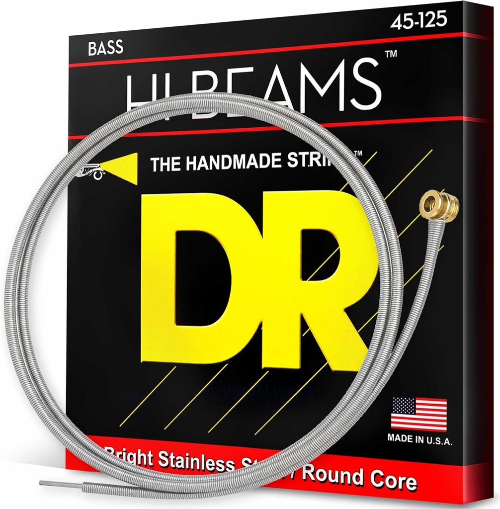 DR Strings MR5-45 Hi-Beam - Stainless Steel 5-String Round Core 45-125