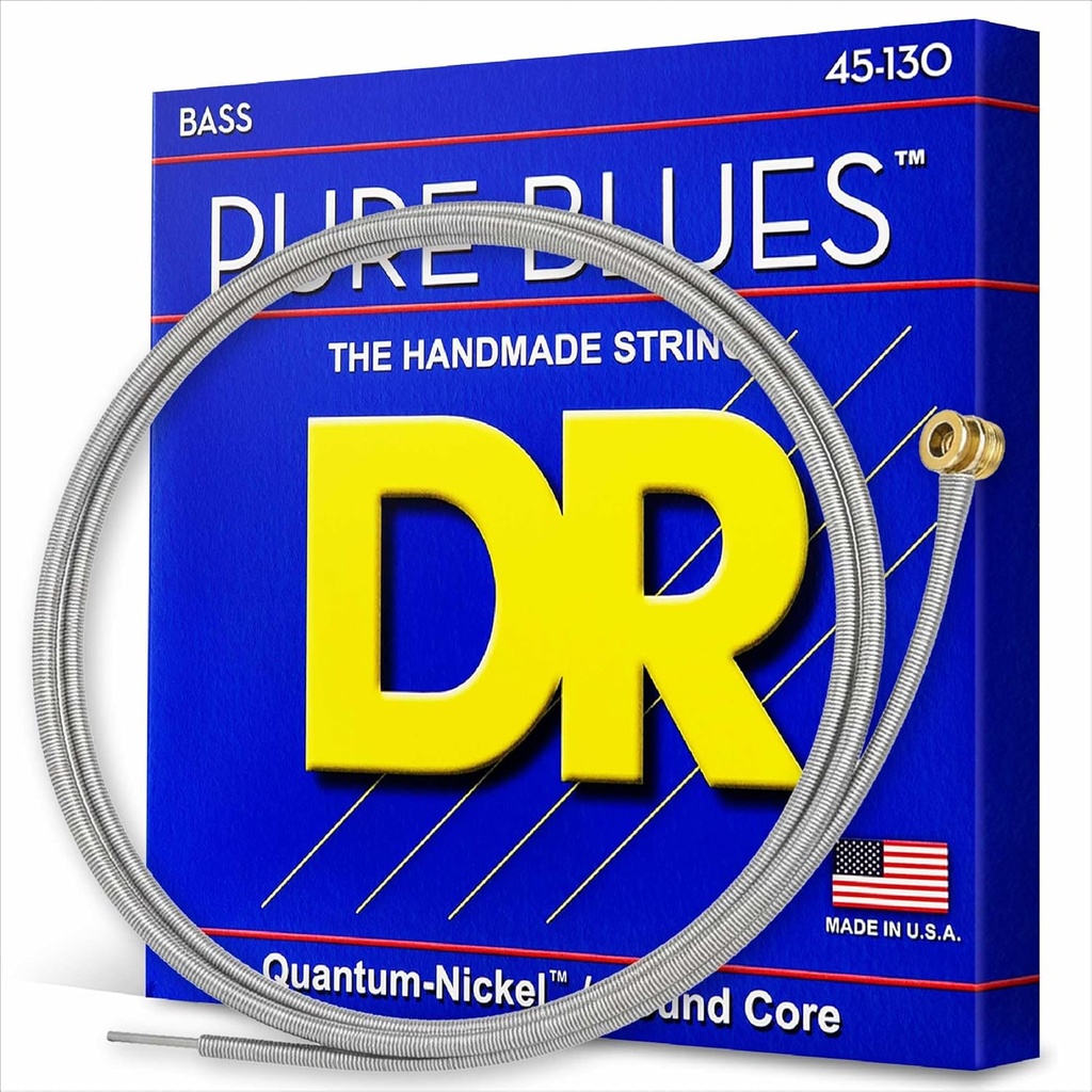 DR Strings PB5-130 PURE BLUES 5-String Bass Guitar Strings