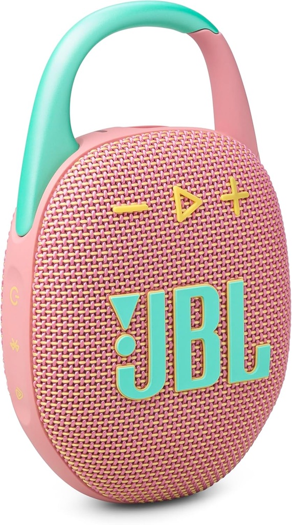 JBL Clip 5 Bluetooth Speaker (Pink)