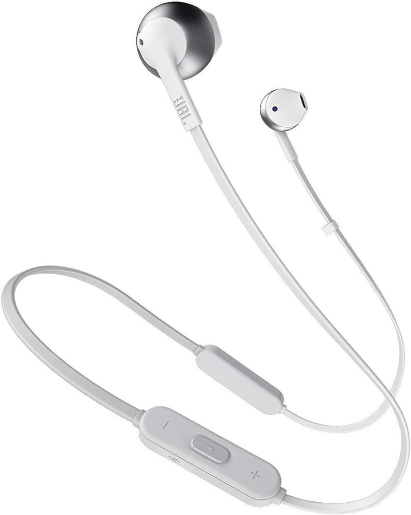 JBL Tune205BT Chrome Lifestyle Bluetooth Earbud Headphones