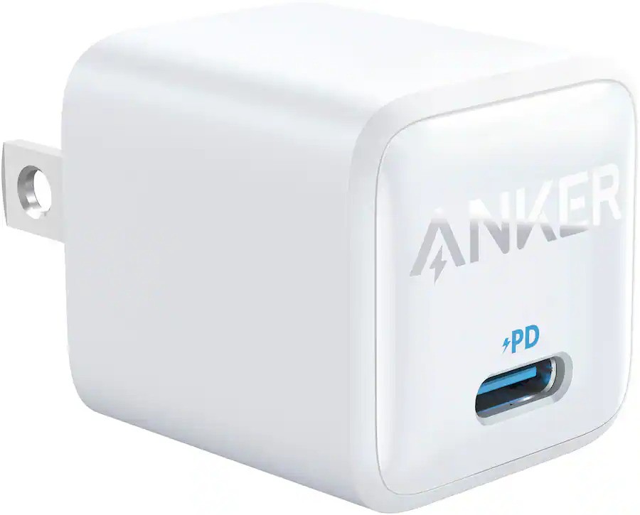 Anker A2654J21-1 Nano Pro 20W USB-C Power Delivery Wall Charger - White