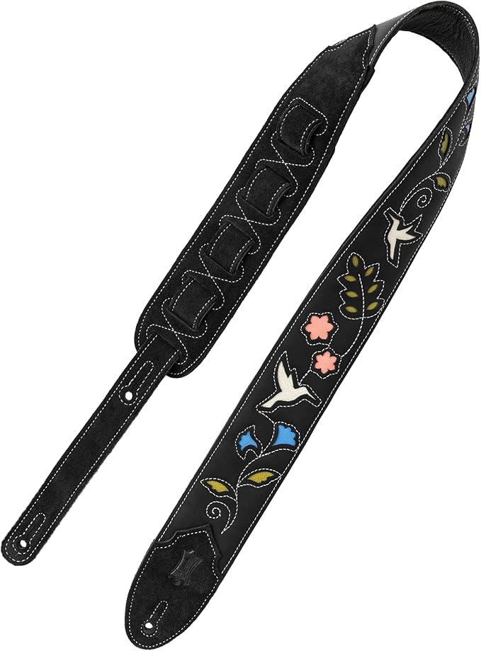 Levy's Leathers M4HB-BLK Sunbird Guitar Strap
