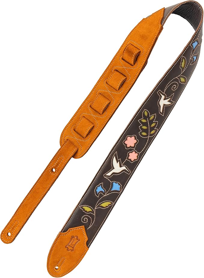 Levy's Leathers M4HB-DBR Sunbird Guitar Strap