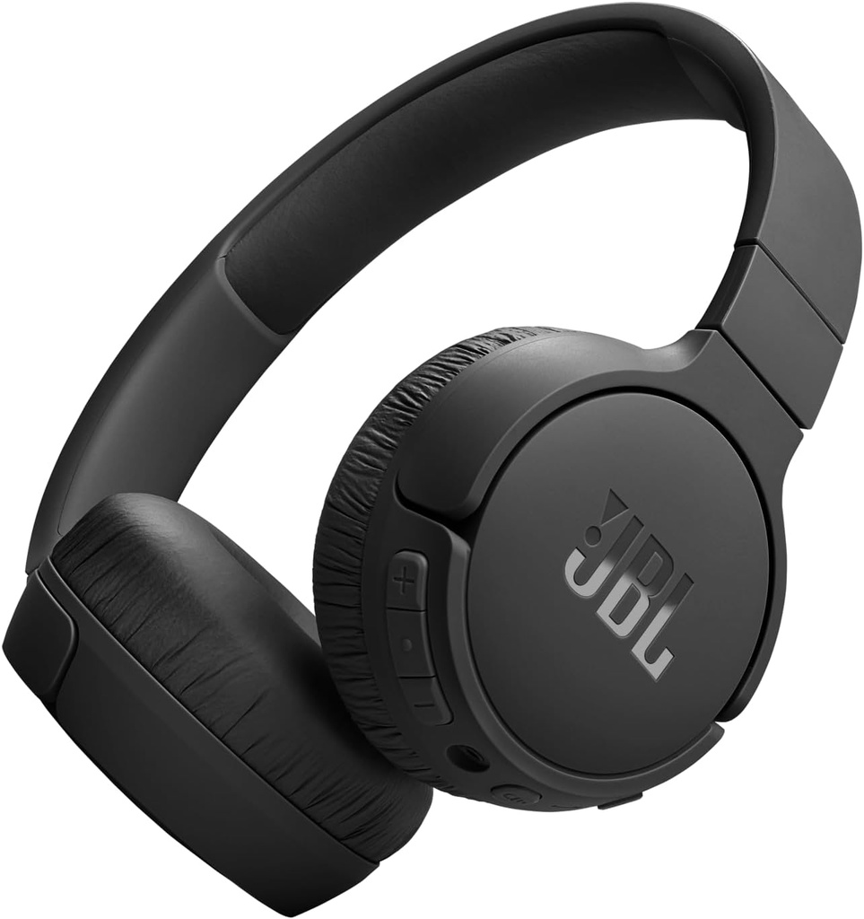 JBL Tune 670NC Black Wireless On-Ear Headphones with Active Noise Cancellation