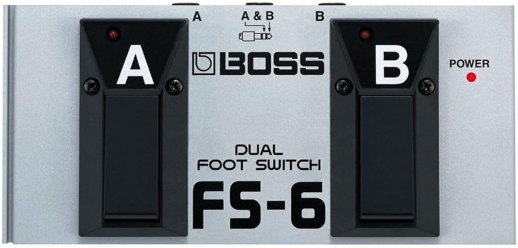 BOSS FS-6 Dual Footswitch for Momentary and ON/OFF control of your Musical Instrument FX & More