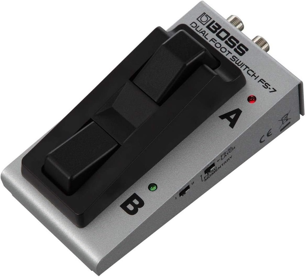 BOSS Compact Dual Footswitch for Momentary and ON/OFF control of your Musical Instrument FX & More