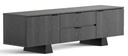 ErgoAV ERFFL4-01BB Black TV Stand
