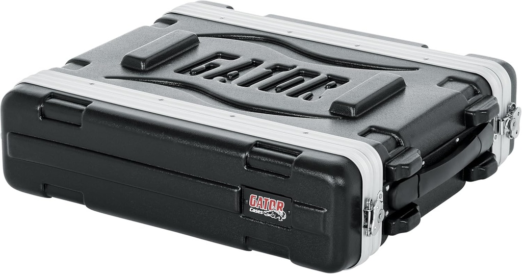 Gator GR-2S Lightweight Molded 2U Rack Case with Heavy Duty Latches