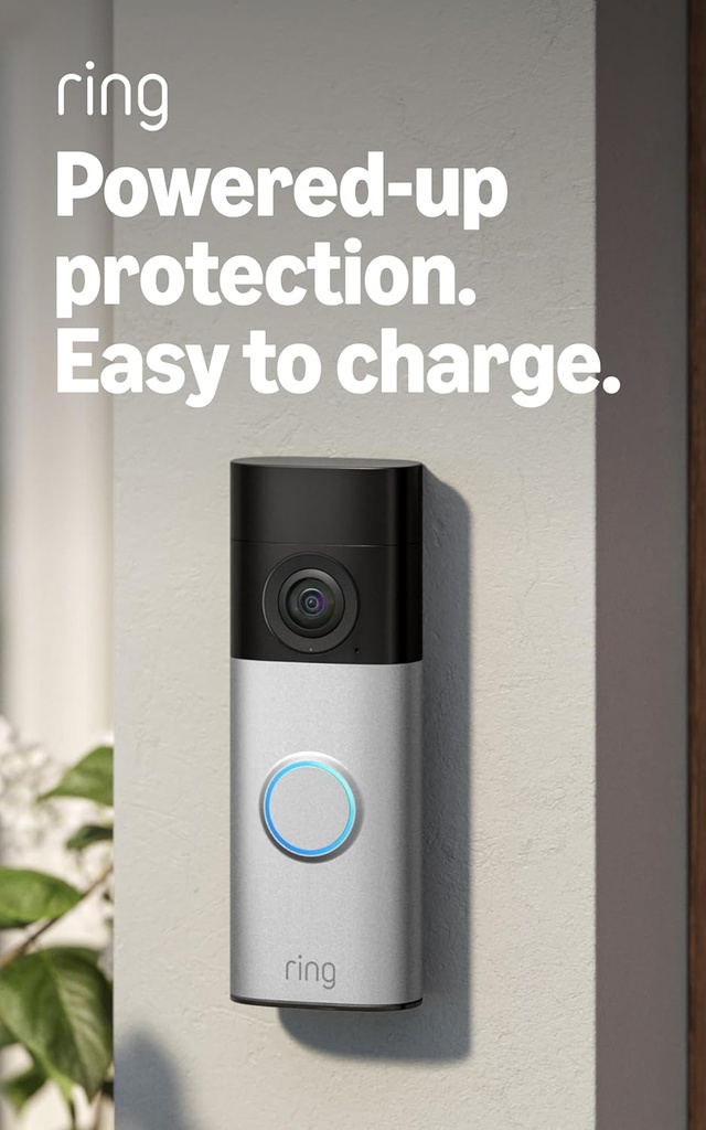 Ring Doorbell Battery Plus 2K Security Camera