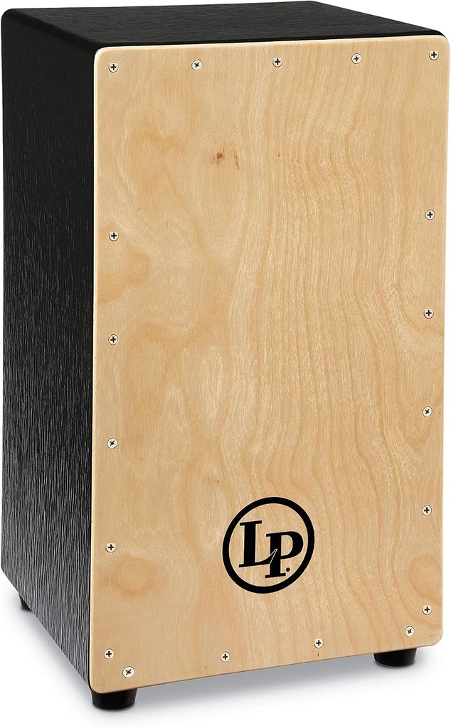 Latin Percussion LP1428NYN Black Box Natural Wire Cajon