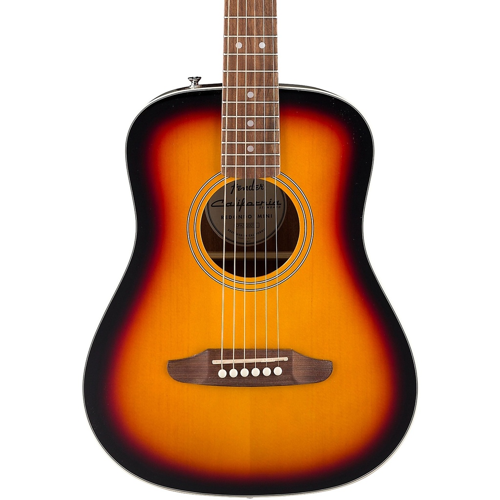 Fender 0974101100 California Standard Redondo Mini Acoustic Guitar - 3-color Sunburst