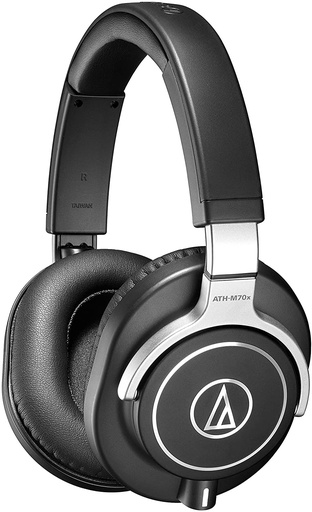 [ATHM70X] Audio Technica Closed-Back Dynamic Professional Studio Monitor Headphones