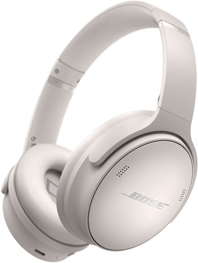 [QuietComfort 45 White] Bose Noise Cancelling Smart Headphones - White Smoke