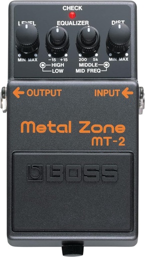 [MT-2] Boss High Gain Distortion Stomp Pedal for Guitar