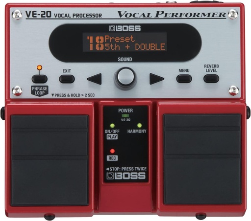 [VE-20] Boss VE-20 Vocal Performer - Stompbox for Vocalists