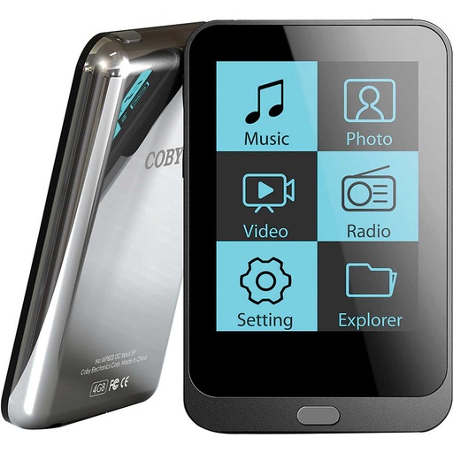 [MP8234G] Coby 4GB MP3 Player w/ 2" LCD,Video and FM Radio