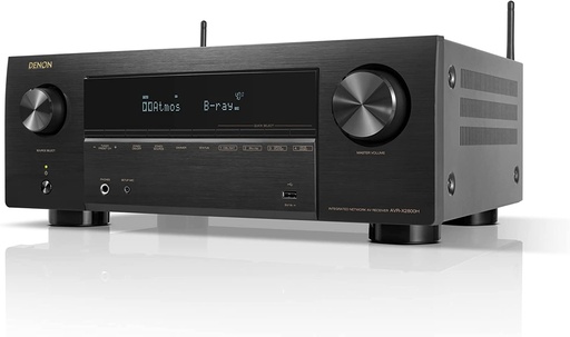 [AVRX2800H] Denon AVRX2800H 7.2 Channel 8K Receiver - Up to 95W/Channel